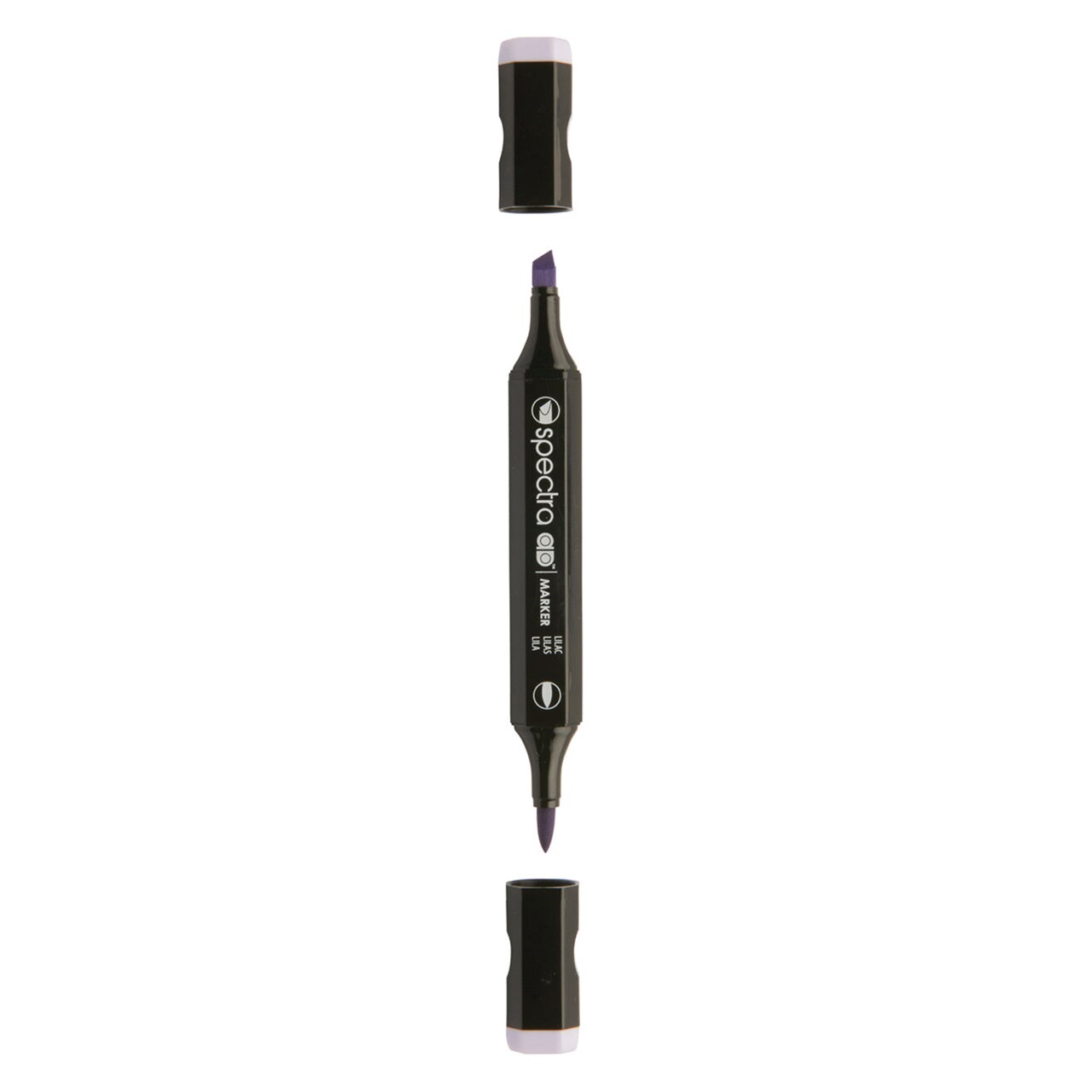 Spectra AD Marker, Tri-Nib & Brush Dual-Tip, Violet Color Family